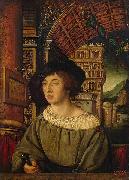 Ambrosius Holbein Portrait of a Young Man oil painting reproduction